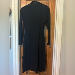 LOFT Black Long Sleeve Dress